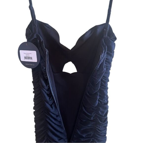 Nookie Romee Ruched Midi Dress in Black Size XS - Picture 5 of 7